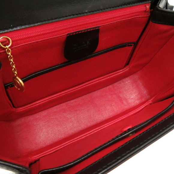 GUCCI Ladylock Black Leather Handbag - Picture 7 of 11